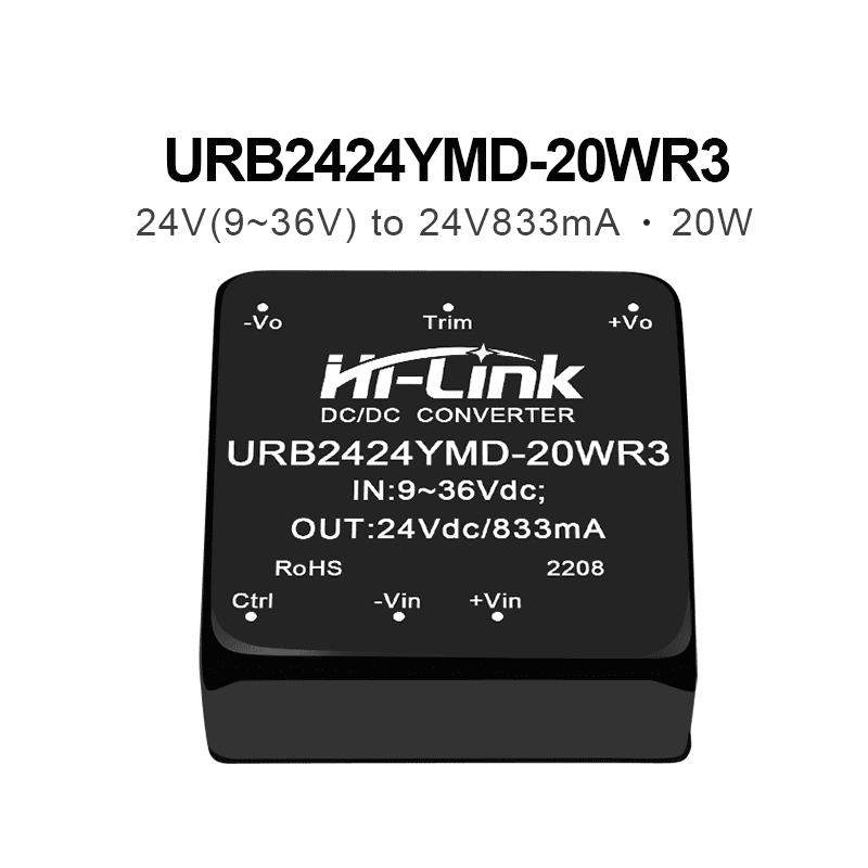 Hi Link URB2424YMD 20WR3 Isolated Dc Converter Roboway