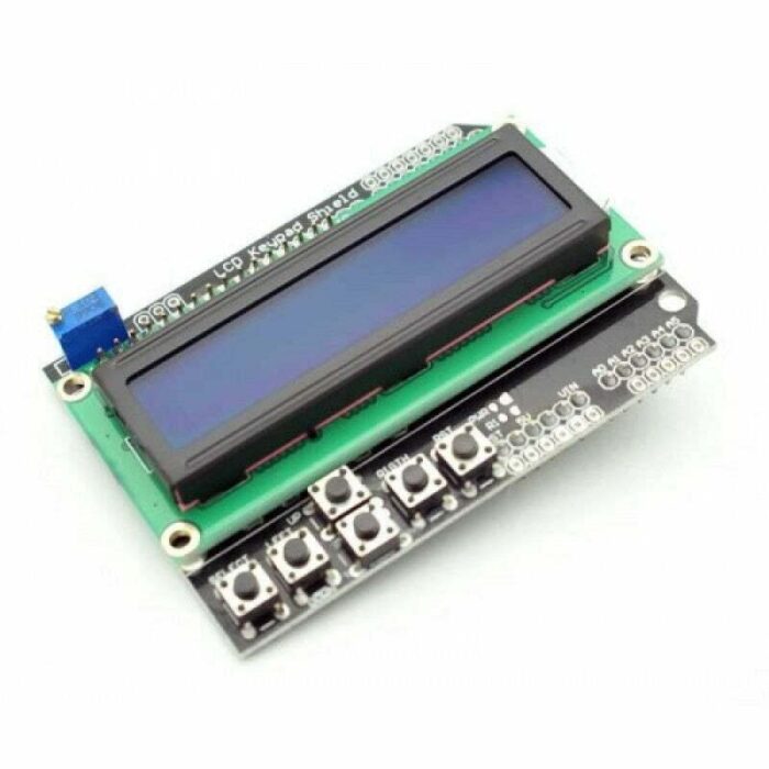 Roboway 16x2 LCD Keypad Shield With Blue Backlight for Arduino