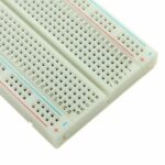 400 Tie Points Contacts Mini Circuit Experiment Solderless Breadboard board view