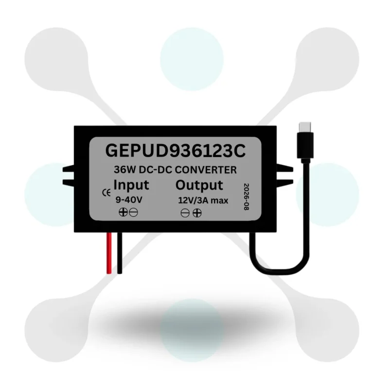 G-energy GEPUD936123C 12V 24V 36V To 12V 3A 36W Type-C Dc To Dc Converter