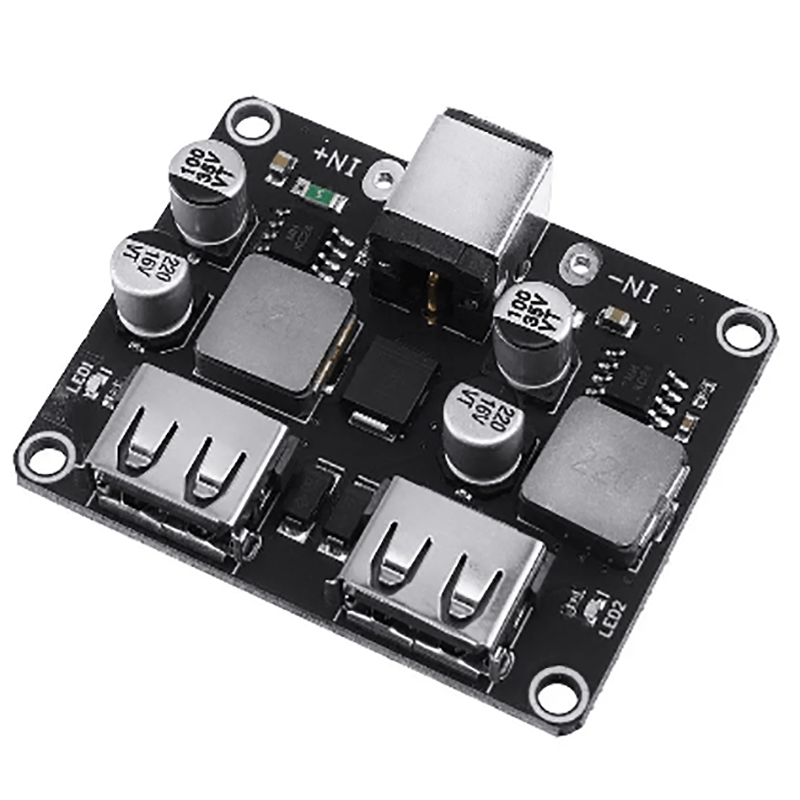 USB QC3.0 DC-DC Buck Converter Charging Step Down Module 6-32V To Fast Quick Charger Circuit Board