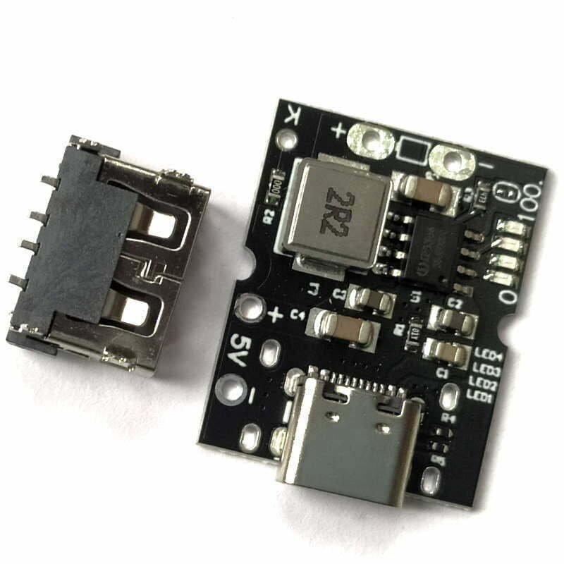 Step-Up Boost Converter With USB Type-C For 5V 2A Charging