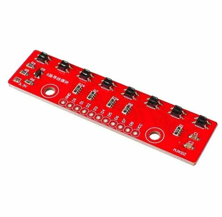 Roboway 8 Channel Ir Sensor Line Tracking Infrared Detection Sensor Module