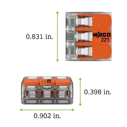 WAGO221-613 Terminal Connector