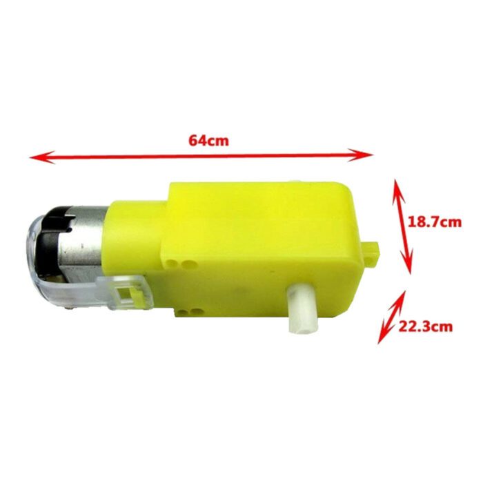 300 RPM Single Shaft BO Motor - Straight