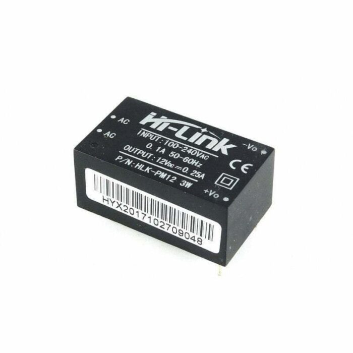 Hi-link HLK-PM12 12V 3W 250mA AC to DC Isolated Power Supply Module