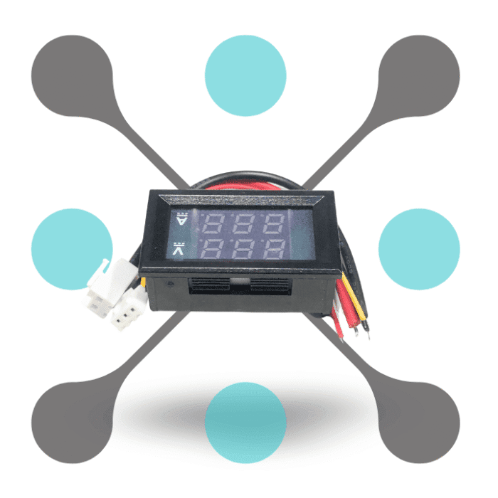 roboway 0-100V 10A Digital led Voltmeter ammeter