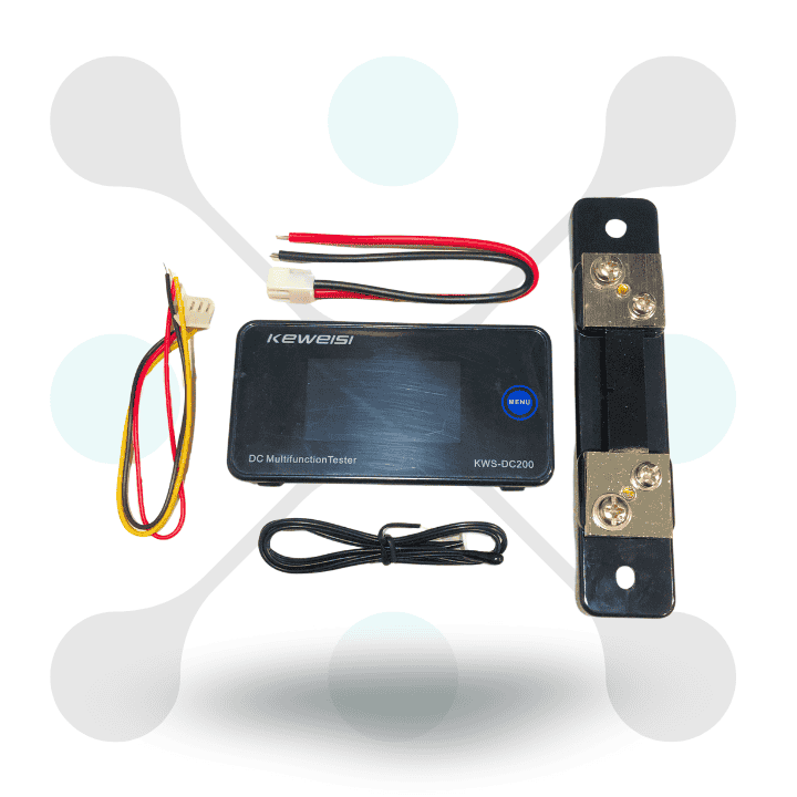roboway 0-200V 50A Dc Voltmeter Ammeter Indicator Panel