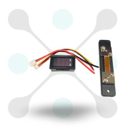 roboway 0.56inch Digital Voltmeter Ammeter DC 100V 50A LED Amp Volt Meter With Shunt