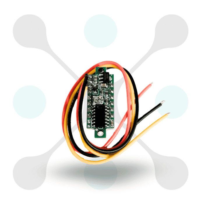 roboway 3.5-100V three eWire 0.28inch DC Voltmeter