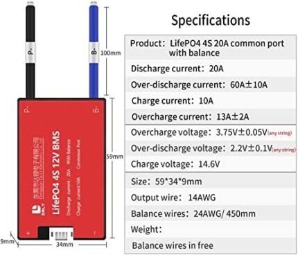 roboway 4s 20a 12v bms