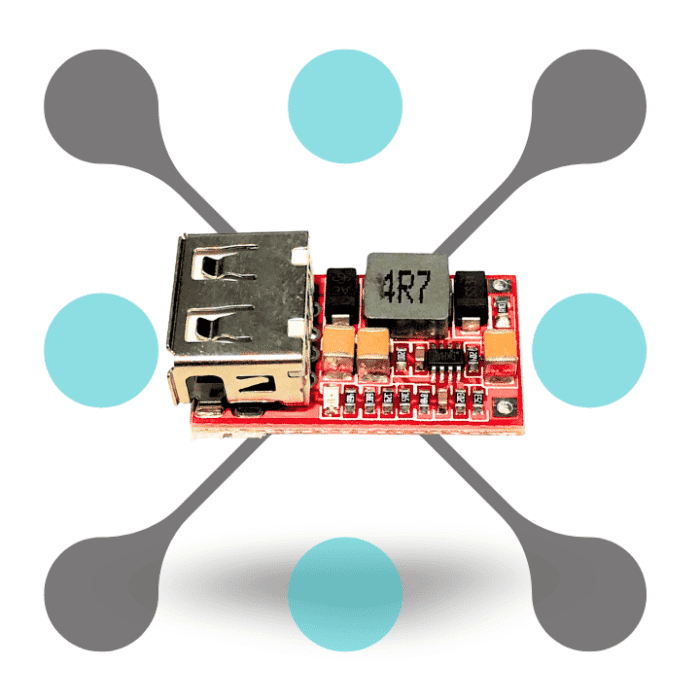 roboway 6-24V to 5V adjustable USB buck converter