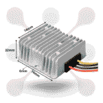 roboway 72V to 13.8V step down voltage regulator