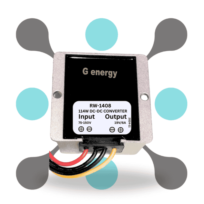 roboway 90v 110V To 19V 6A ip68 dc Converter