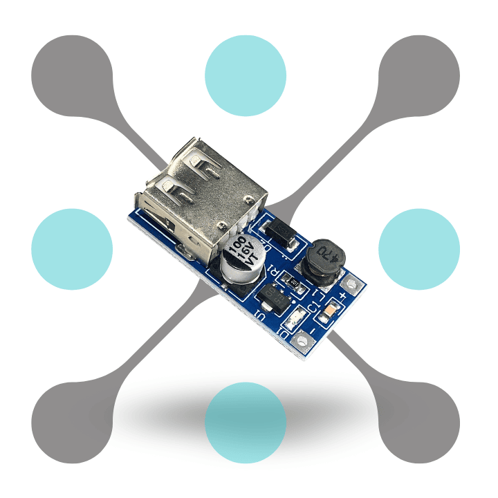 roboway DC-DC Boost Module 0.9V-5V to 5V 600MA USB Step-Up Board 5V Output