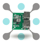 roboway Dual USB 9V-12V-24V To 5V 3A step down converter