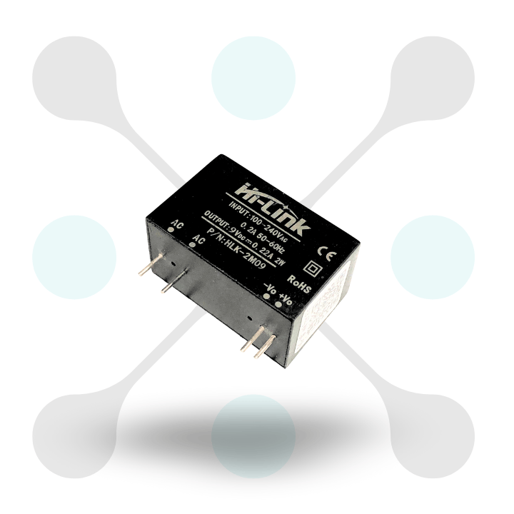 roboway Hi-Link HLK-2M09 100-240V to 9V 2W Ac-Dc Isolated Power Supply Module