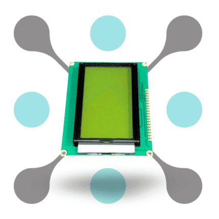 roboway LCD 12864-20M V2.0 Graphic yellow Color Backlight LCD Display Module