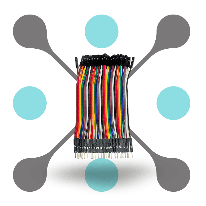 roboway Male To Female Jumper Wire 40 Pin 10cm