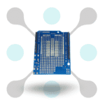 roboway Proto Shield for Arduino UNO with mini Breadboard