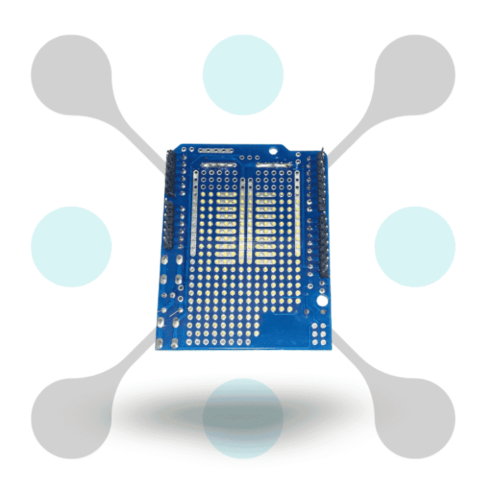 roboway Proto Shield for Arduino UNO with mini Breadboard