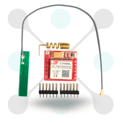 roboway SIM800L GPRS GSM Module Micro SIM Card Core Board Quad-band TTL Serial Port with antenna