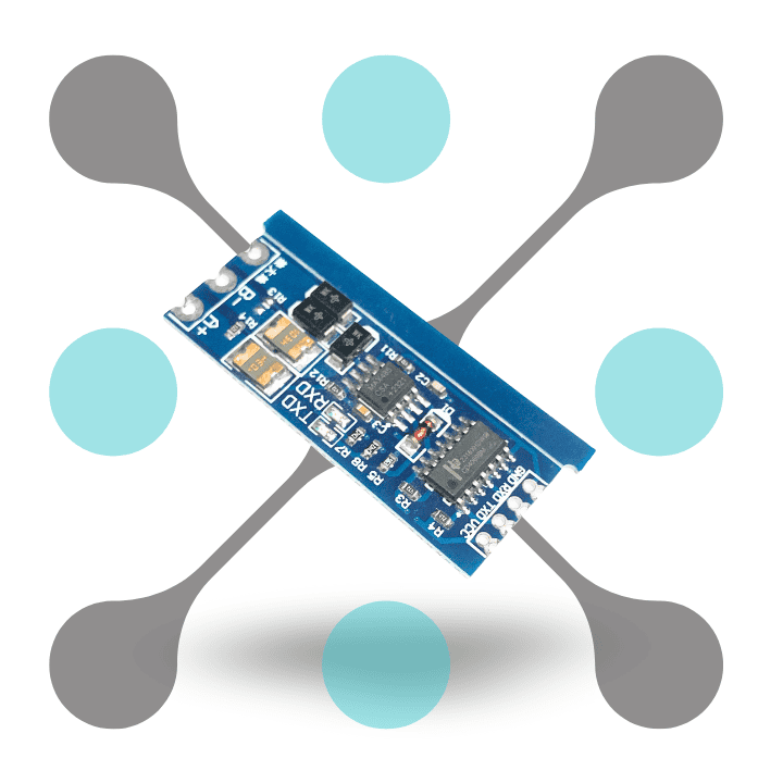 roboway TTL to RS485 Power Supply Converter Board 3.3V 5V Hardware Auto Control Module