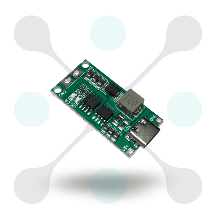 roboway Type C BMS 3S 1A 18650 Lithium Battery Charger Board for Li-Po Polymer Power Bank