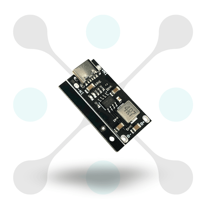 roboway Type-C Usb 5V 3A 3.7V 18650 Lithium Li-Ion Battery Charging Board