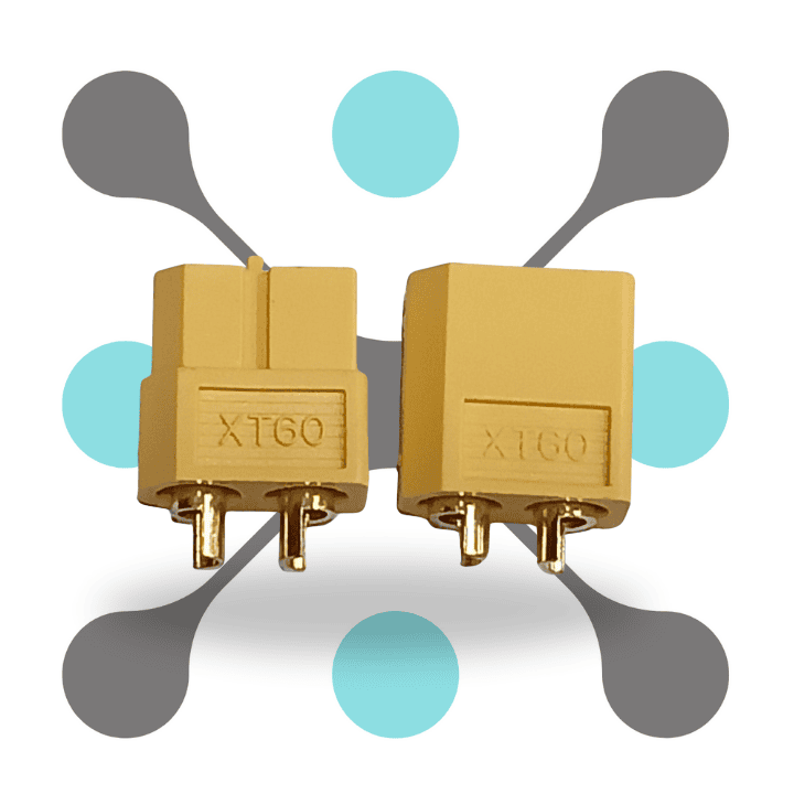 roboway XT60 Male-Female Connector Pair for Lipo Battery