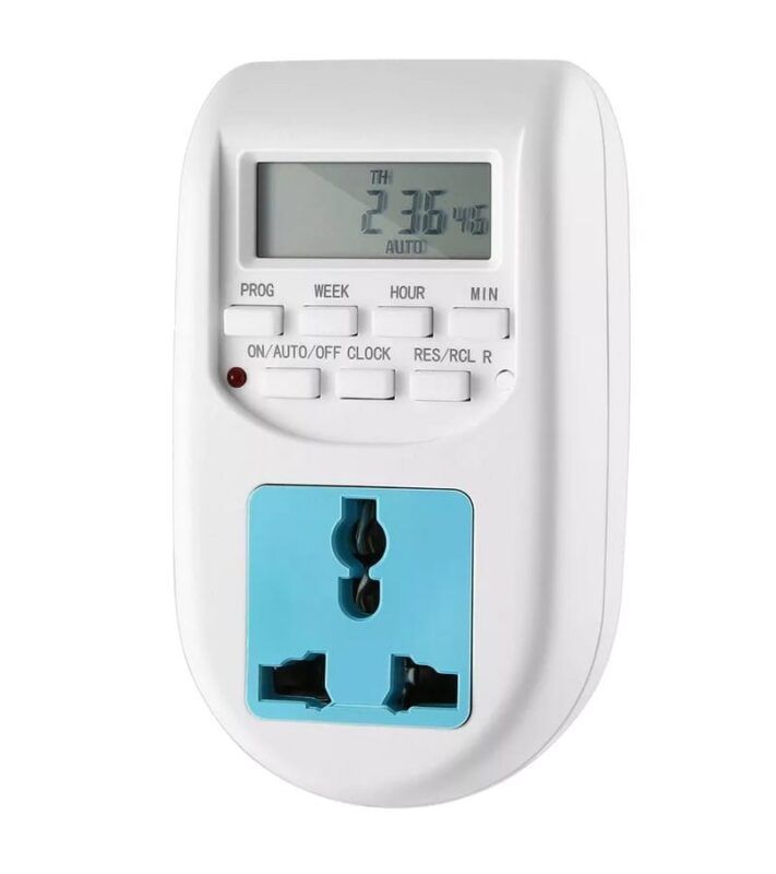 roboway ac 220 240v 50hz 10a digital timer switch socket plug in type programmable electronic timer for charging lighting control