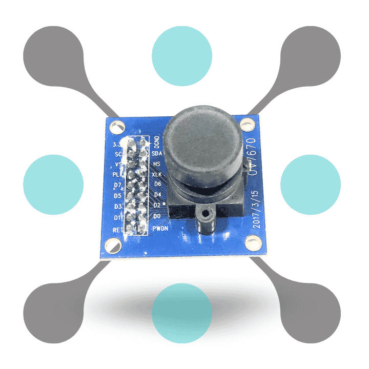 OV7670 VGA Camera Module - 640 X 480 Resolution For DIY Projects