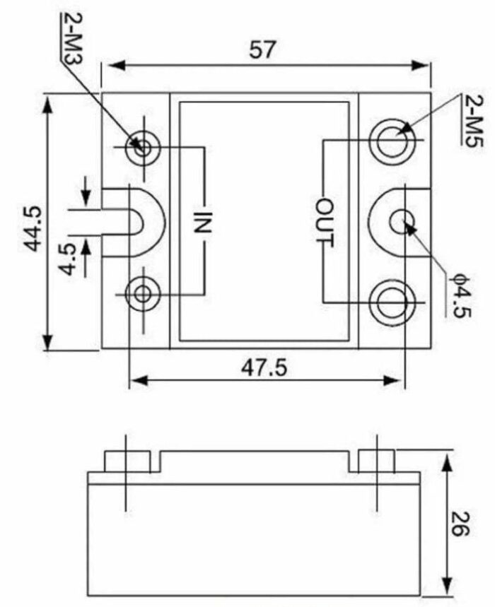 roboway dc to ac ssr 25da solid state relay