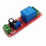 roboway ne555 delay timer switch adjustable 0 10 sec 12v relay module