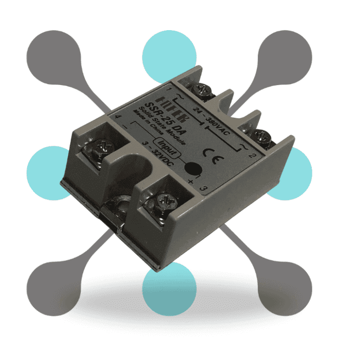 roboway ssr-25da 3-32 VDC 24-380VAC 25A relay