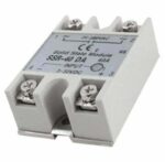 roboway ssr 40da solid state relay module 3 32vdc 24 380vac 40a