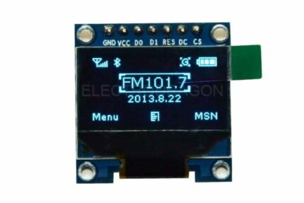 Roboway 0.96inch SPI/I2C 7Pin (Blue) OLED Display