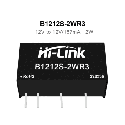 B1212S-2WR3 12V to 12V 2W 167mA DC to DC