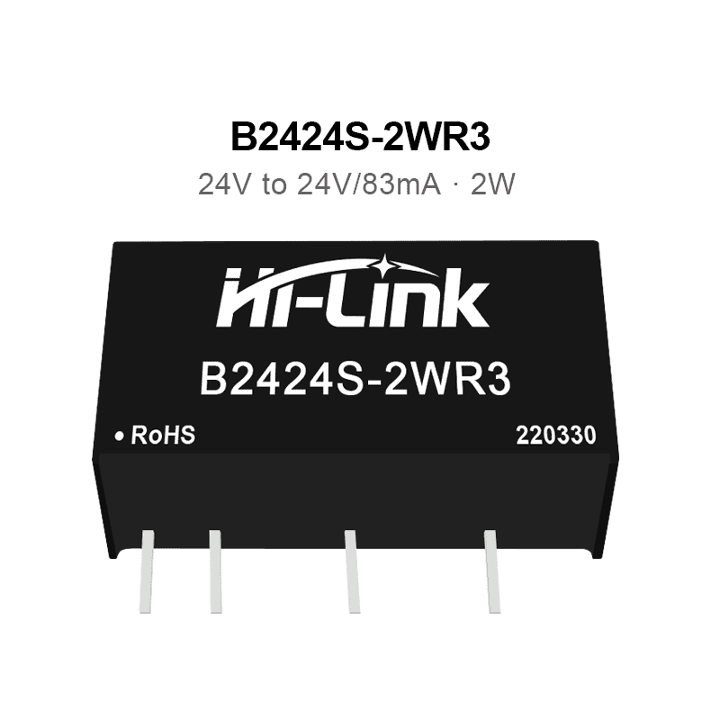 Hilink B2424S Dc Dc Converter 2W 83mA Isolated Module