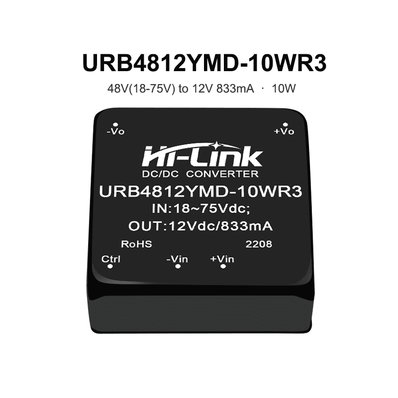 Hi-link URB4812YMD-10WR3 48V To 12V Buck Converter