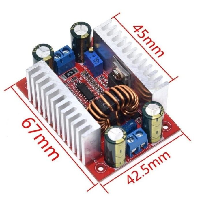 Dimension of this Step up dc converter