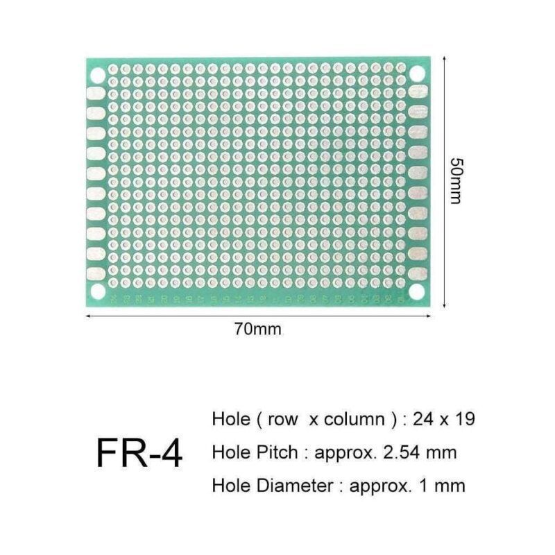 Roboway 5x7cm Universal PCB Board