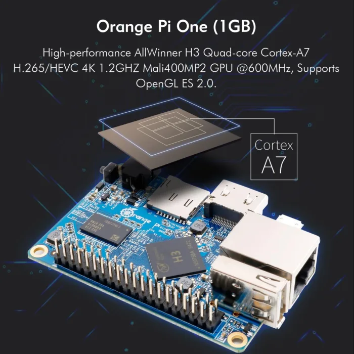 Orange Pi Lite 512Mb RAM H3 Quad Core Processor