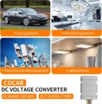 Uses of roboway 8-40V to 12V ip68 step-up step-down module