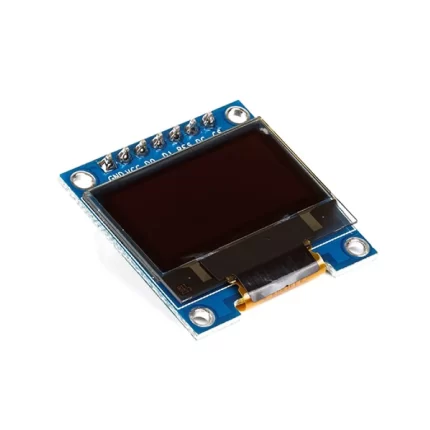 Roboway 0.96inch 128×64 Pixel SPI/I2C 7Pin (Blue) OLED Display Module
