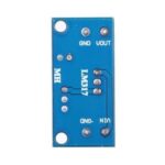 Back view of LM317 DC-DC Linear Converter Buck Adjustable Step Down Converter Micro Controller Board Electronic Hobby Kit