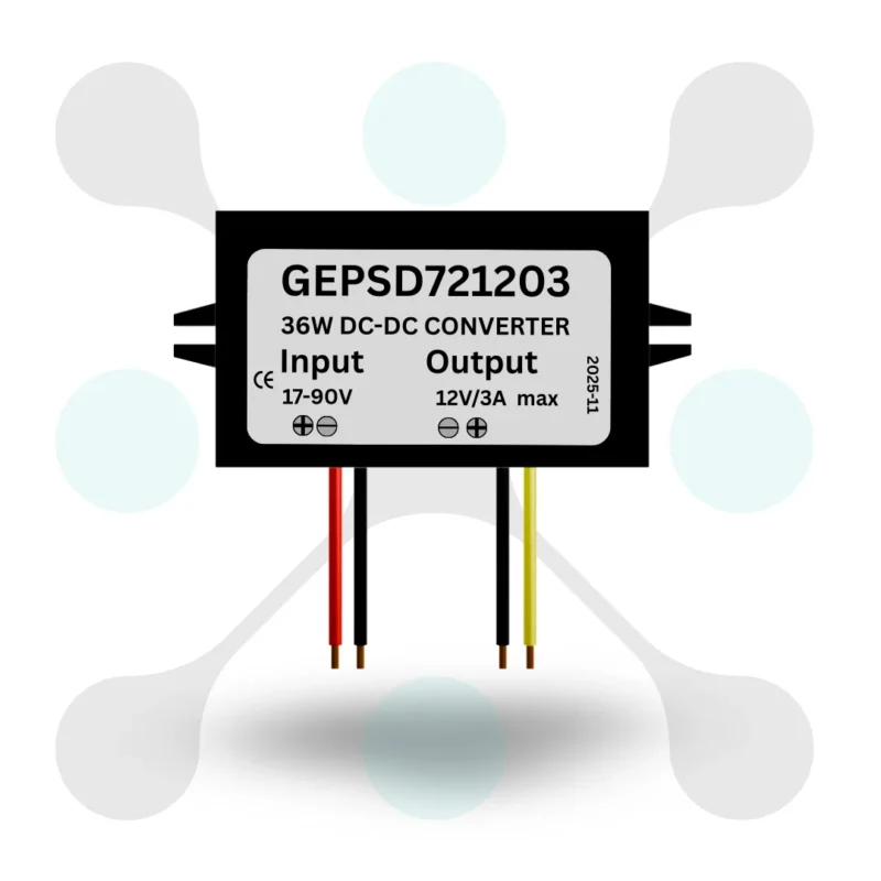 G-energy GEPSD721203 24V 72V To 12V 3A 36W Dc Dc Converter
