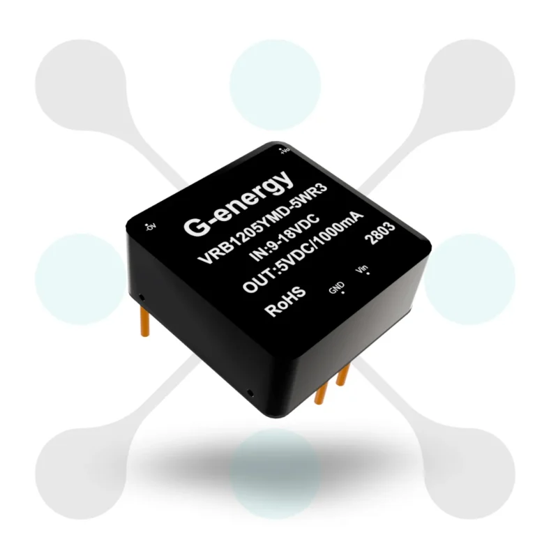 G-energy VRB1205YMD-5WR3 12V to 5V 5W 1A DC to DC Isolation Voltage 1500VDC Power Module Converter