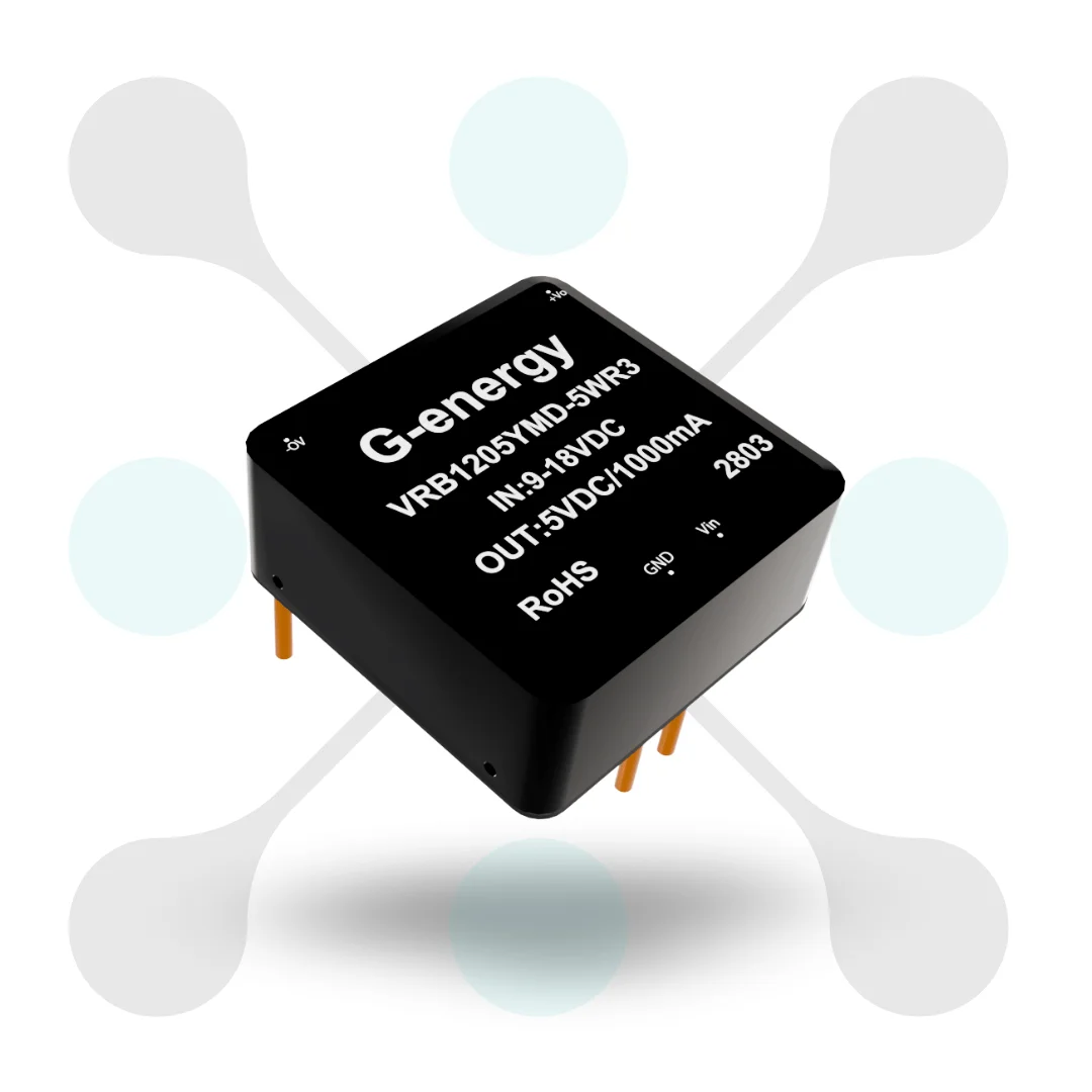 G-energy VRB1205YMD-5WR3 12V to 5V 5W 1A DC to DC Isolation Voltage 1500VDC Power Module Converter G-energy VRB1205YMD-5WR3 12V to 5V 5W 1A DC to DC Isolation Voltage 1500VDC Power Module Converter