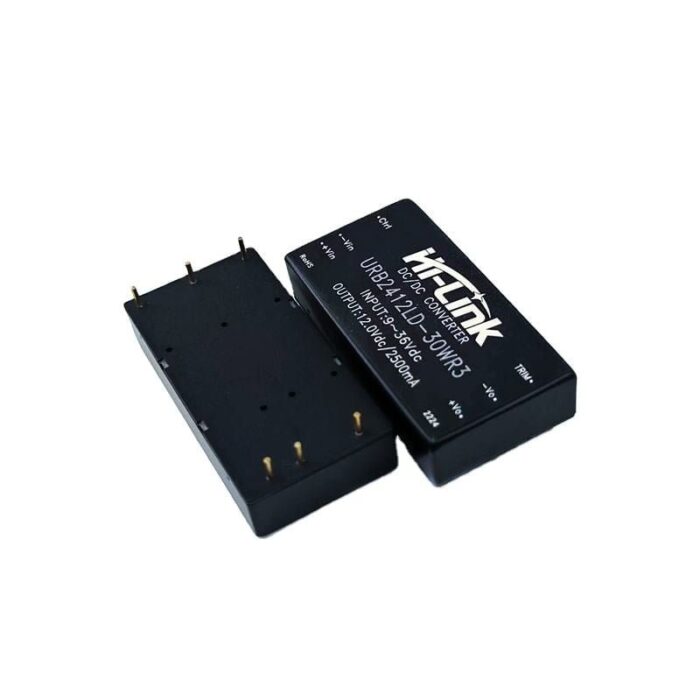 hi-link 24V to 12V 30W 2.5A isolated power module